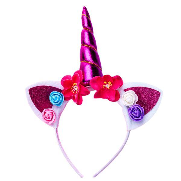 Hot Pink Unicorn Headband
